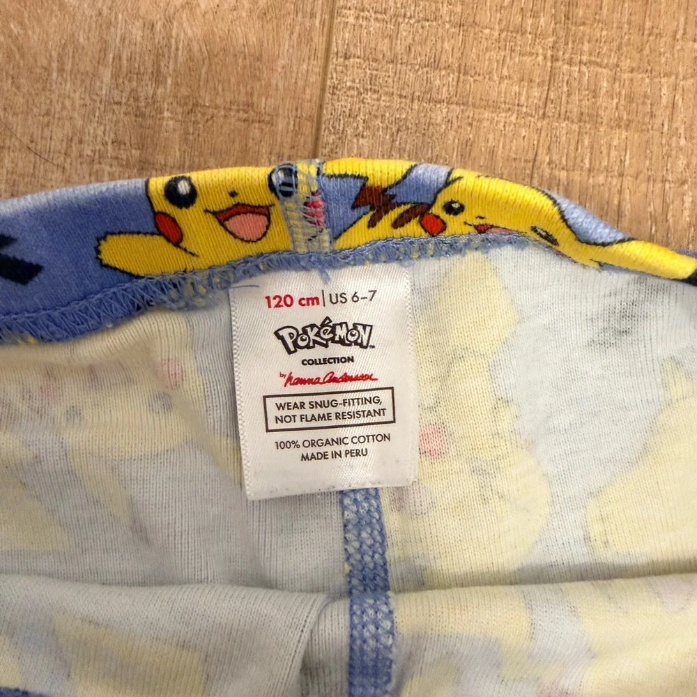 Pikachu Blue Kids Pajama Set - Short Sleeve Top & Shorts